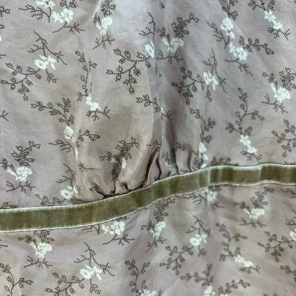 Tommy Hilfiger Women's Y2K Babydoll Tank Top Size 24 Floral Pattern Silk 90s - Picture 2 of 12